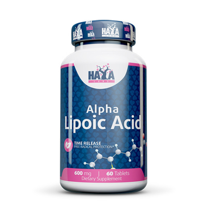 HAYA LABS Time Release Alpha Lipoic Acid 600 mg / 60 Tabs